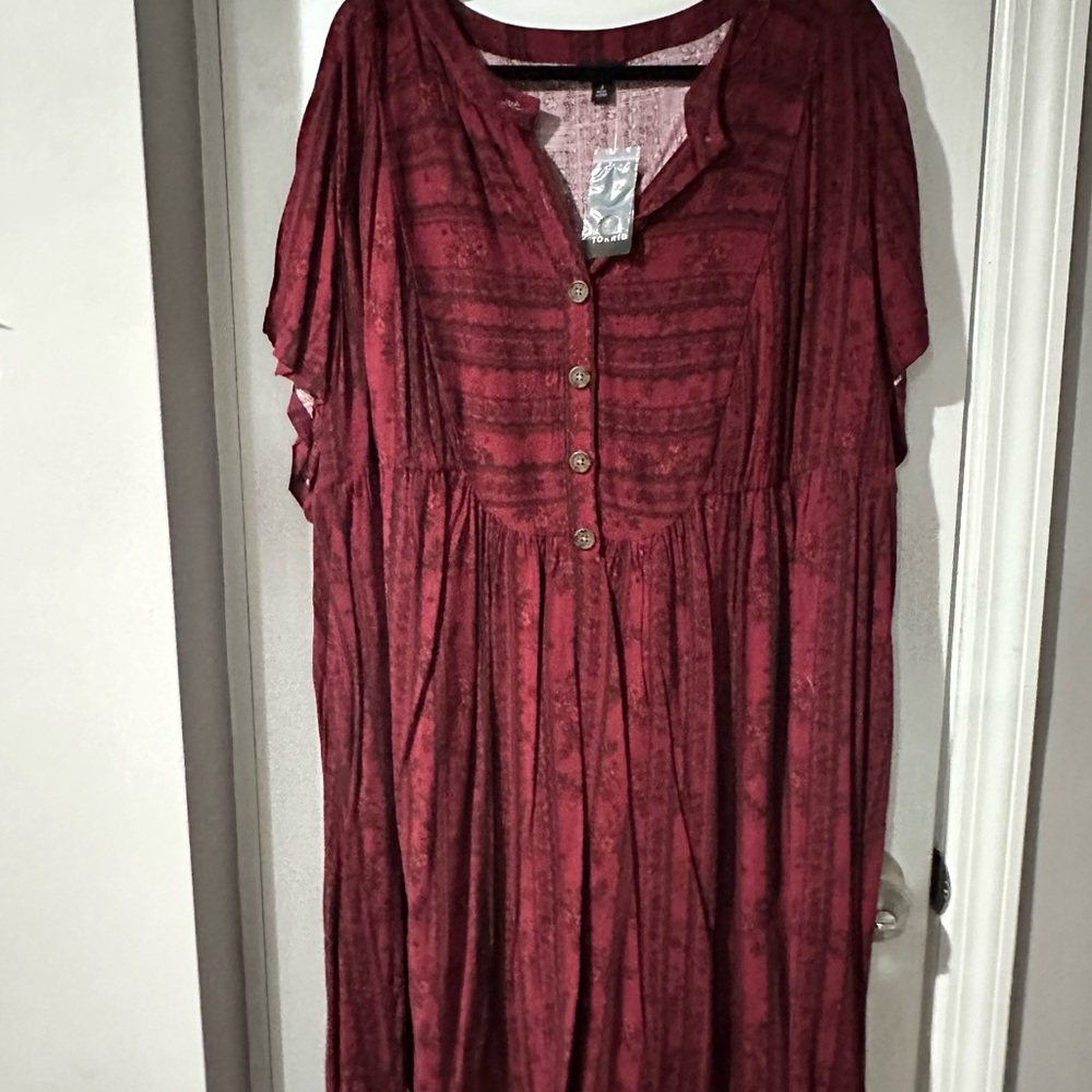 Torrid Red Midi Dress